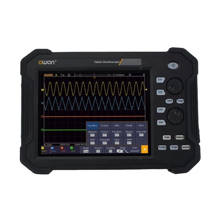 TAO3000 Series 4-Ψηφιακός παλμογράφος αποθήκευσης Tablet CH